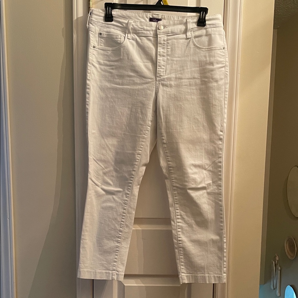🌸 NYDJ White Cropped Ankle Jeans